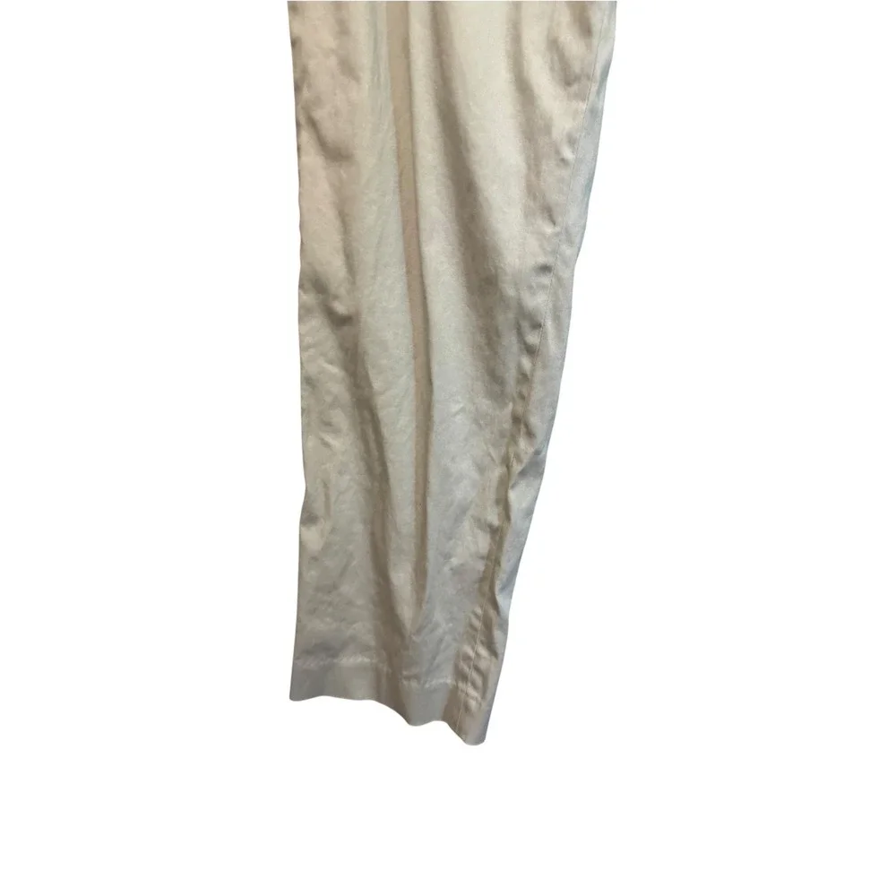 Michael Kors Pants Womens 12 Tan Excellent Zipper Pockets Straight Leg Trousers